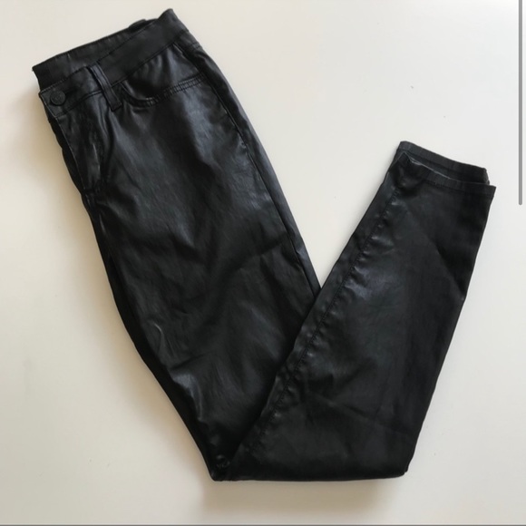 Joie Nailah Coated Leather Skinny Pants - Picture 2 of 4